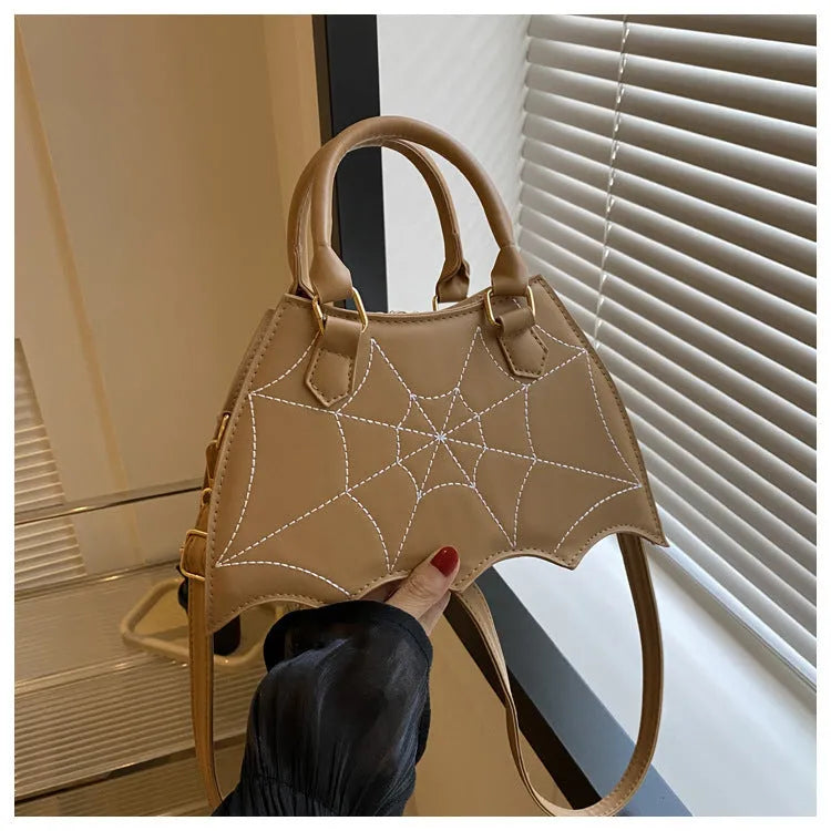 Halloween Spider Web Saddle Bags Fashion Personality Crossbody Shoulder Bag With Handle Women's Handbags - Bellarte Enchanté Halloween Spider Web Saddle Bags Fashion Personality Crossbody Shoulder Bag With Handle Women's Handbags